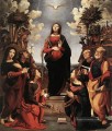 Unbefleckte Empfängnis mit Saints Renaissance Piero di Cosimo